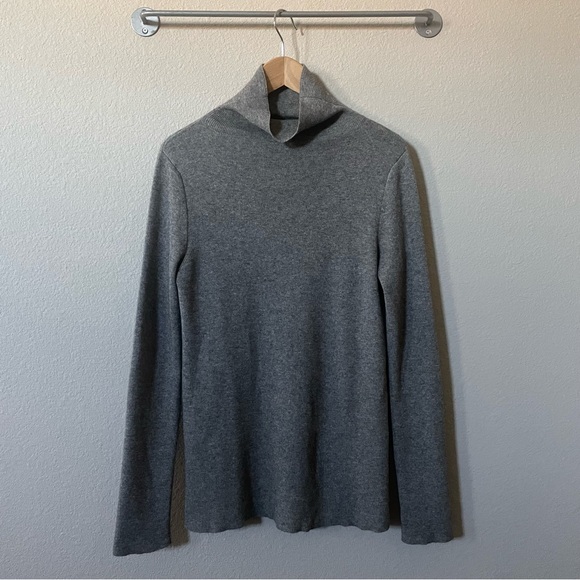 Lauren Manoogian Organic Cotton/Wool Blend Mockneck Knit Pullover Sweater Sz:3 - Picture 1 of 8
